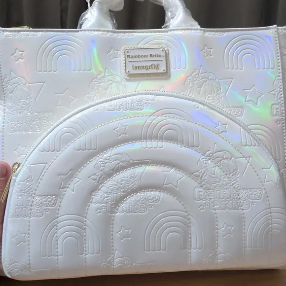 Loungefly Iridescent Rainbow Brite Bag - Picture 7 of 15